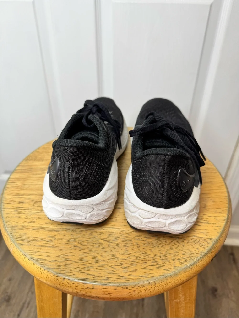 New Balance Black and White Running Sneakers